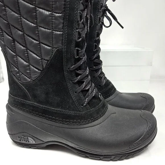 NORTH FACE Womens 9 Boots Snow Winter Thermoball Utility Mid Insulated Lace-Up - Picture 11 of 12